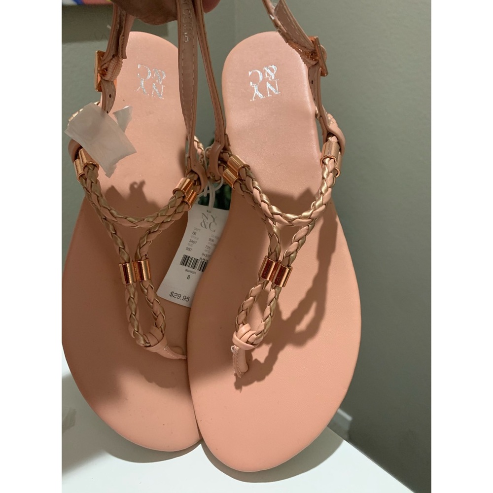 New York & Company Thong Sandals